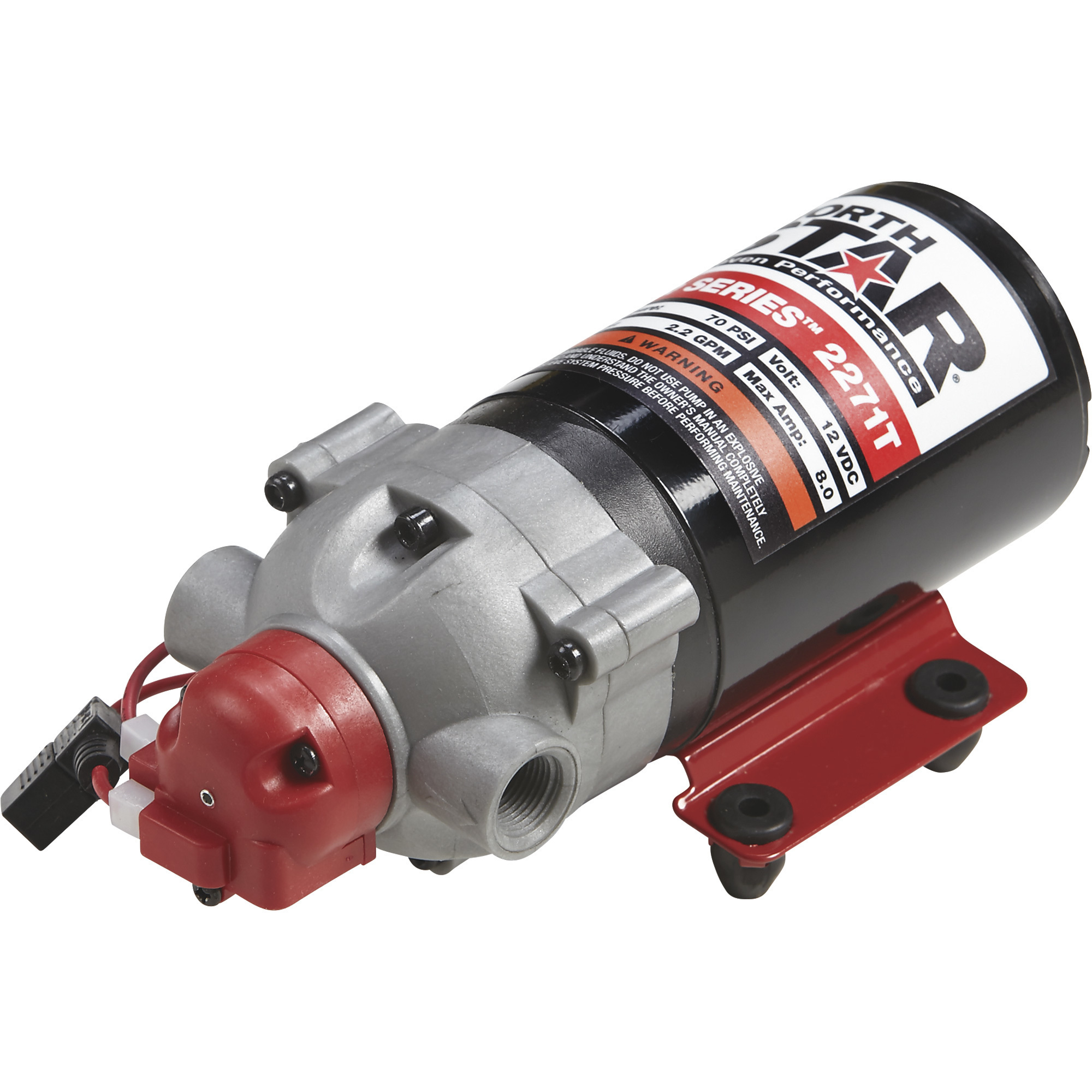 NorthStar NSQ Series 12V On-Demand Sprayer Diaphragm Pump, 2.2 GPM